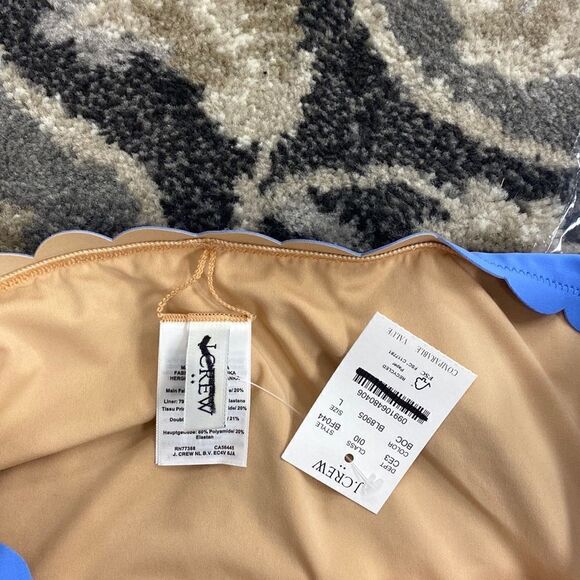 J. Crew High-rise scalloped bikini bottom - Picture 5 of 6